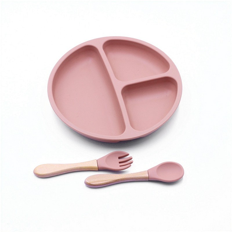 Silicone Baby Feeding Plate Non-slip Suction Tableware For Bape Kids Dishes Infant Food Bowl For Children Pratos Baby Bowl