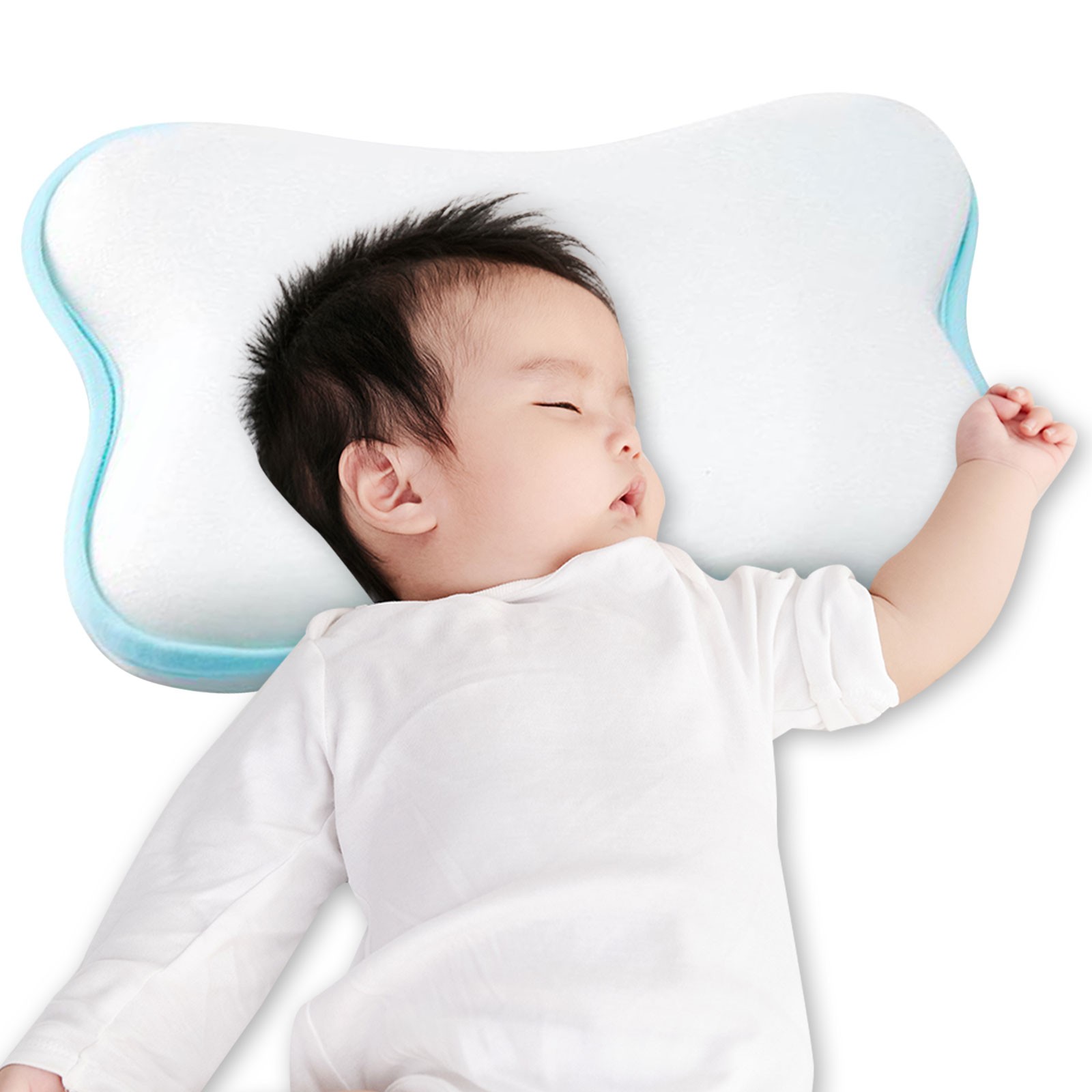 Baby Memory Cotton Pillow Infant Head Shaping Pillow Prevent Flat Head Syndrome 3D Newborn Baby Breathable Pillow Gifts