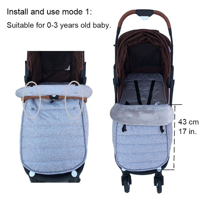 Baby Stroller Sleeping Bag Baby Stroller Cozy Footmuff Cotton Envelope Sleeping Bags for Yoyaplus and Universal Stroller Accessories