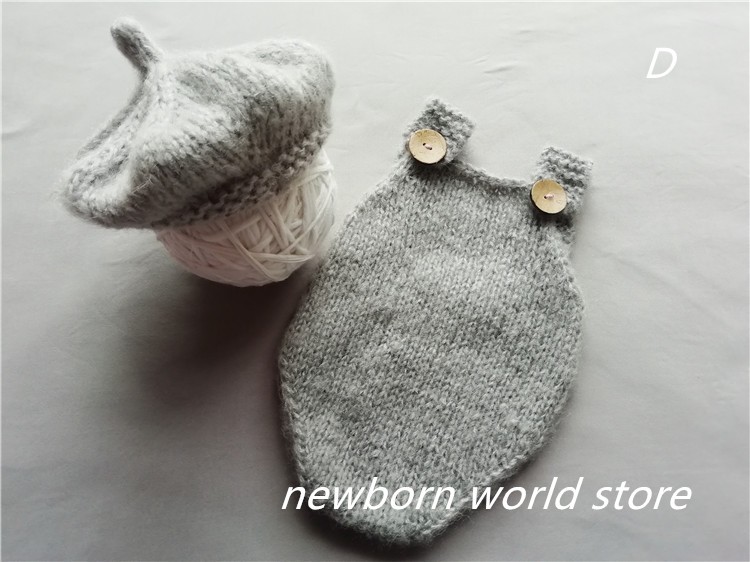 Newborn photography accessories, hat, hat and shorts