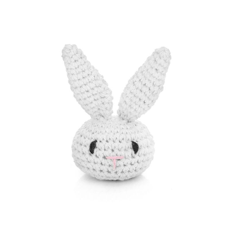 2020 New Handmade Crochet Cotton Rabbit DIY Baby Pacifier Chain Infant Accessories Teether 95AE