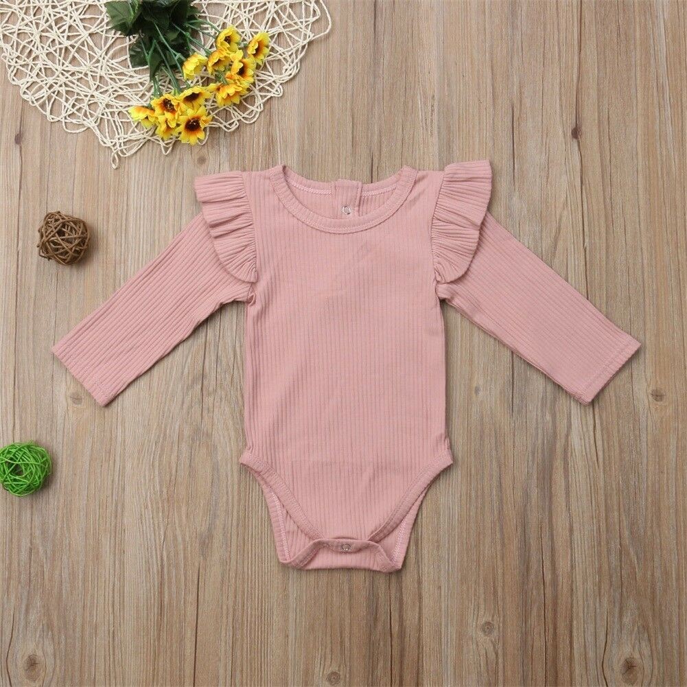 Ma&Baby 0-24M Spring Newborn Infant Baby Girls Knitted Romper Soft Long Sleeve Clothes Jumpsuit Toddler Girl Costumes