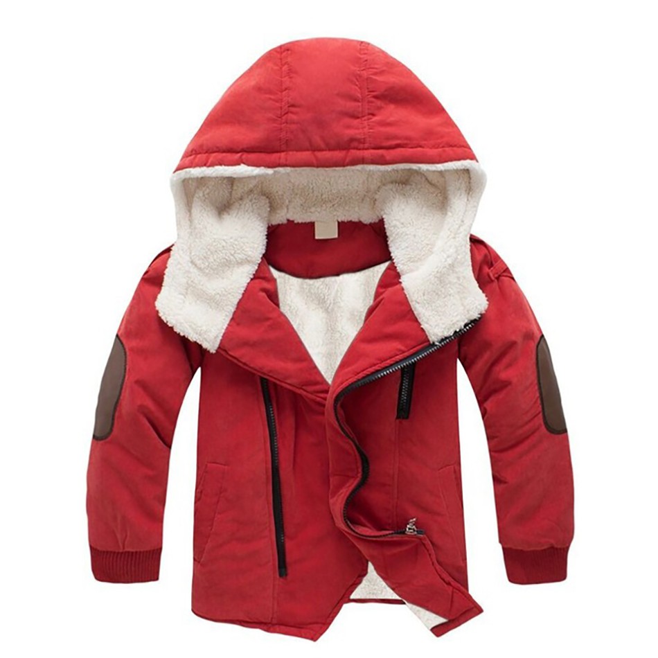 Children Outerwear Sporty Warm Coat Kids Clothes Windproof Thicken Boys Cotton Padded Coats Autumn Winter 3-12T JYF