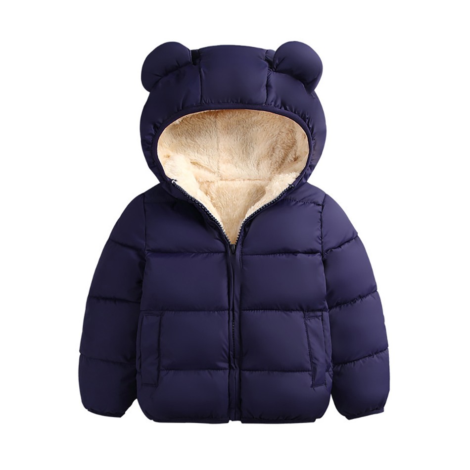 Winter Baby Girls Sweater Coats Fashion Boys Cute Ear Hooded Sweaters 2021 Autumn Baby Clothes Infant Tops Outerwear JYF