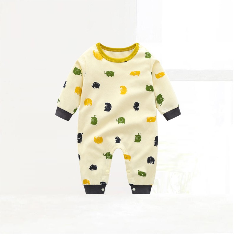 baby bodysuit 2021 new baby clothes soft cotton long sleeve cartoon baby boy girl clothes jumpsuit