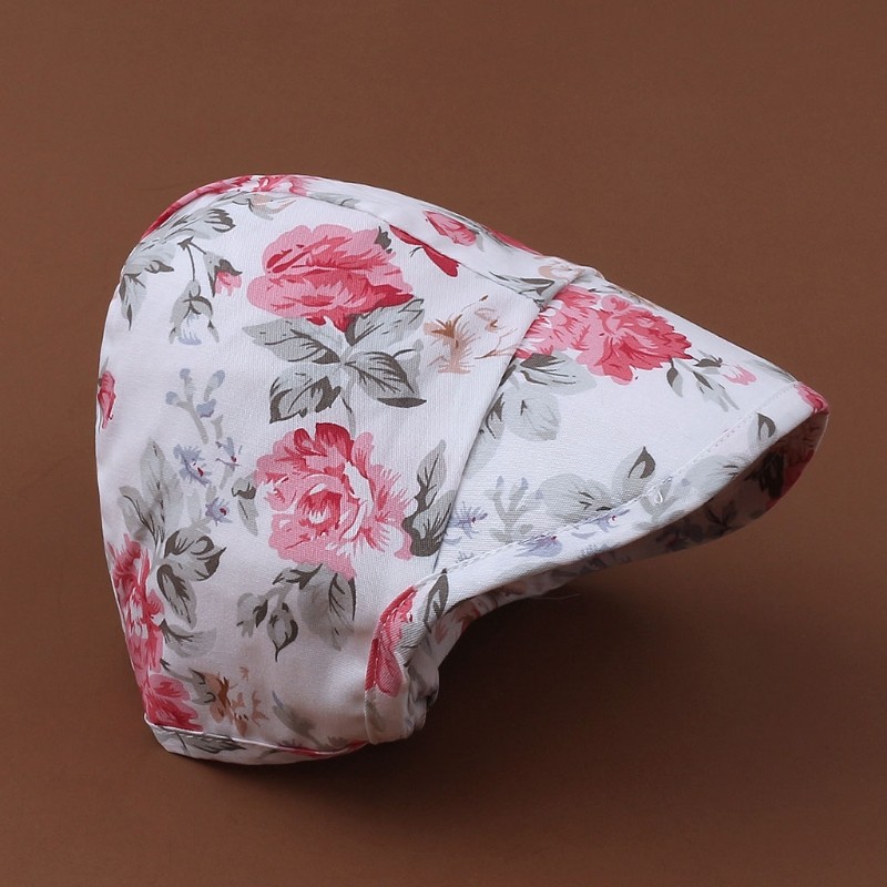 1PC Spring Summer Baby Cotton Floral Printing Sun Hat Infant Wide Brimmed Bonnet Outdoor UV Protection Beach Bucket