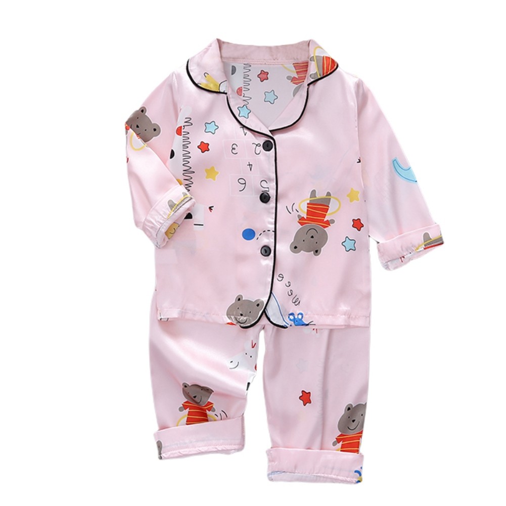 Summer 2 pcs/set Cartoon Kids Boys Short-sleeved Tops + Pants Suit Home Wear Set Children's Pajamas set 2-7 years For Kids