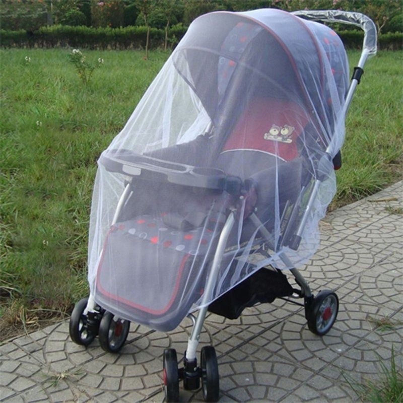 Mesh On Stroller Infant Baby Stroller Accessories Mosquito Net Protection Kids Pushchair Fly Midge Insect Bug Cover