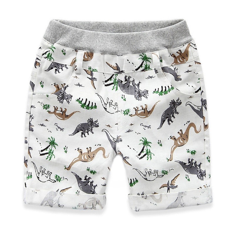 Children's Summer Loose Shorts Dinosaur Beachwear Personality Sports Socks 2-7 Years