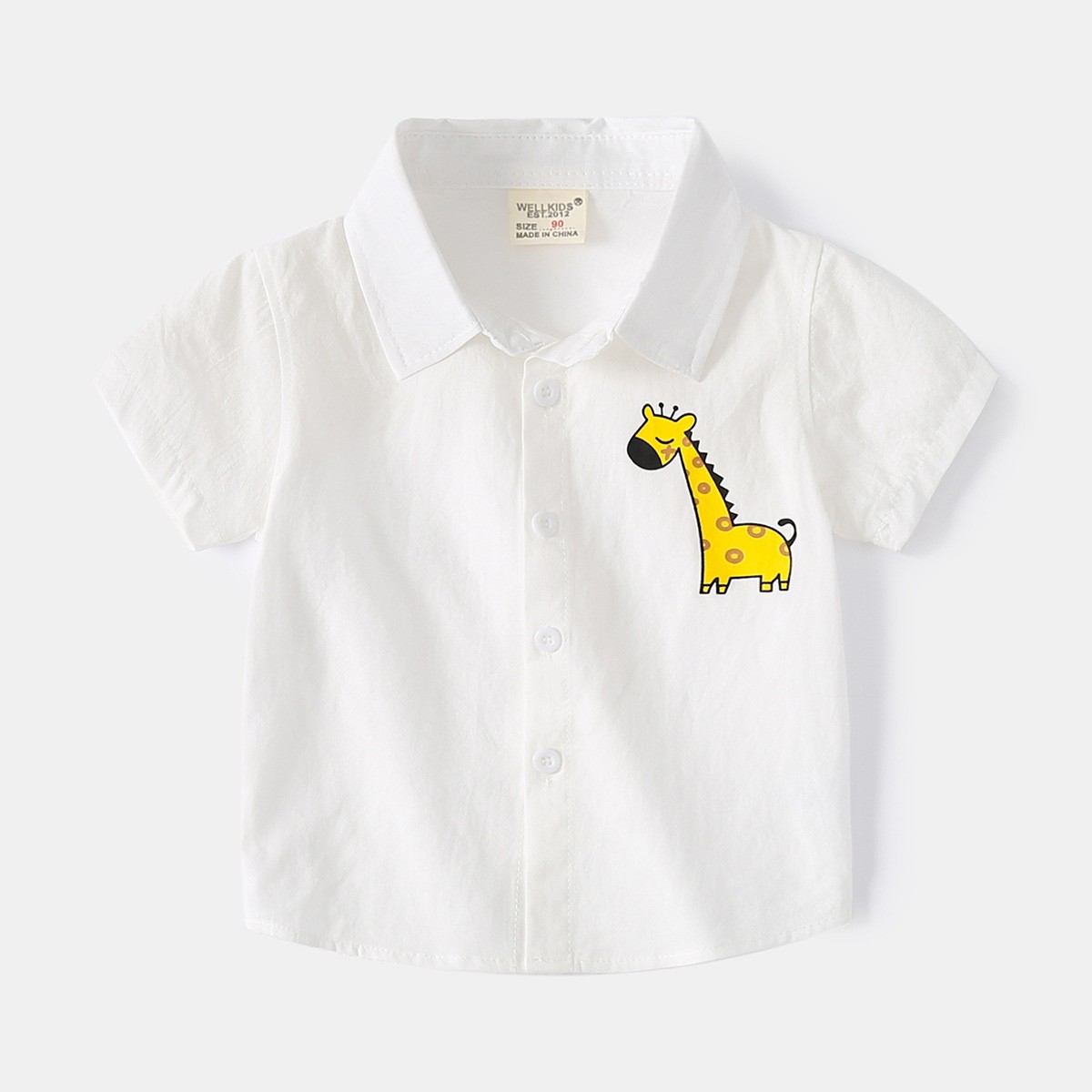 Cartoon Boys Summer T-shirts Cotton Fabric Toddler Tshirt Children Tops Quality Kids Clothes Fashion
