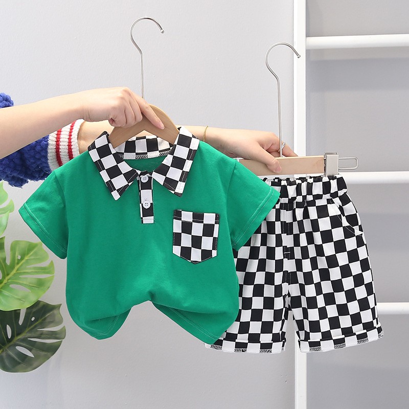 New Baby Clothes Suit Summer Children Boys Girls Fashion T-shirt Shorts 2 Pieces/Set Baby Costume Casual Cotton Kids Sportswear