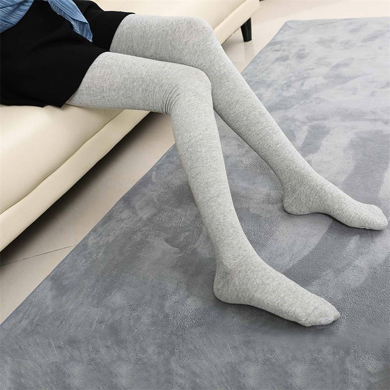 New Socks Women Cotton Thigh High Over the Knee Socks for Ladies Girls Warm 80cm Super Long Stocking Sexy Medias