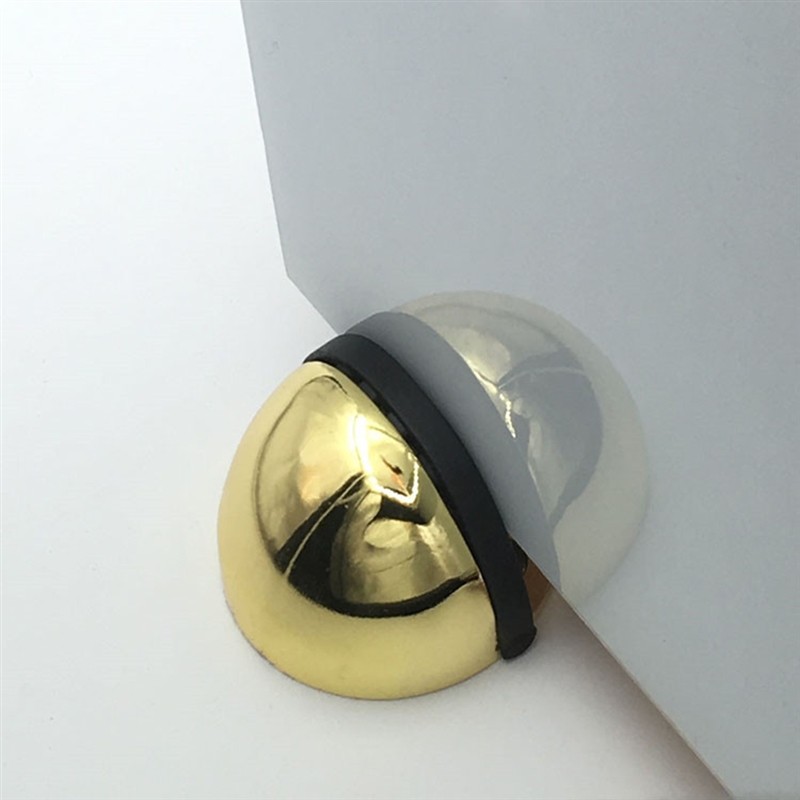 Hidden Stainless Steel Rubber Door Pad Non Punching Door Sticker Holders Catch Floor Mounted Nail-Free Door Stops