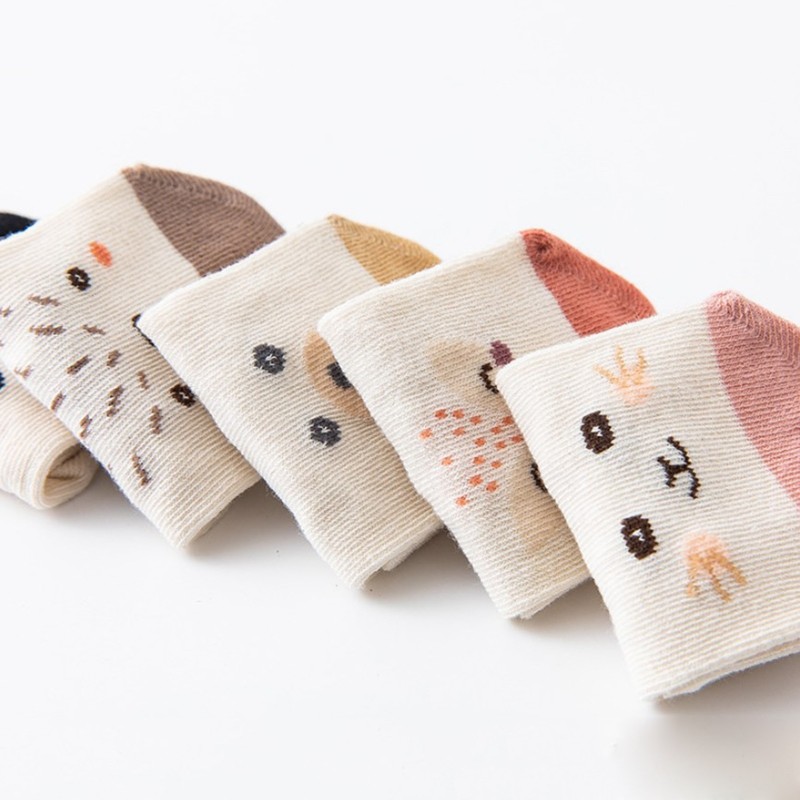 Comfortable Baby Anti Slip Cartoon Floor Socks Autumn Spring Summer Newborn Socks Kids Baby Girl Boy Indoor Sock