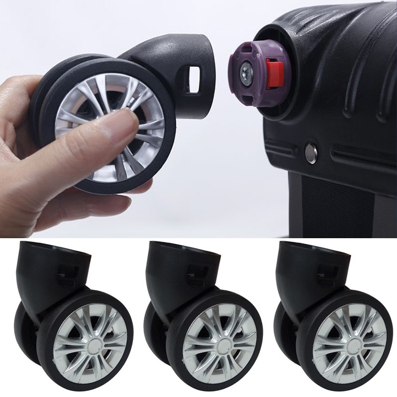 Suitcase Luggage Replacement Accessories Removable Universal Wheels Plug-in Detachable Wheel Pulley Repair Parts