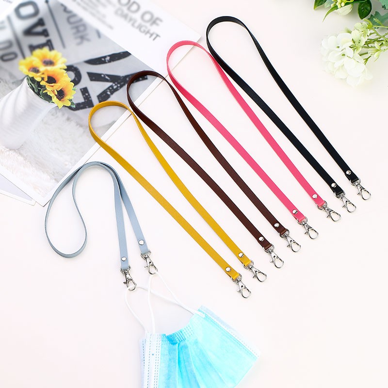 Solid Color Mask Lanyard Casual Crossbody Shoulder Strap Cell Phone Bag Lanyard Bag Handle Strap Replacement Strap