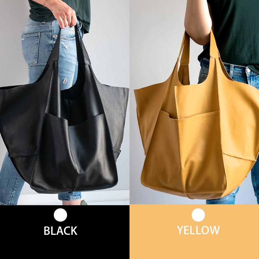 Elderly Designer Metal Look Luxury PU Leather Casual Shoulder Bags Soft Large Capacity Tote Bags Women Retro Big Shopper Purses