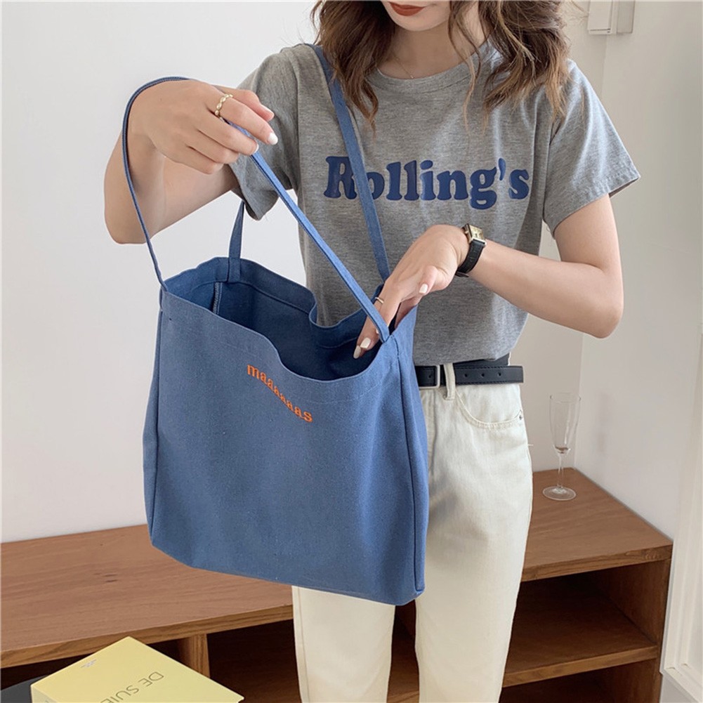 Mental Eviron Women Handbag Shoulder Bags Large Capacity Corduroy Tote Bags Reusable Storage Folding Bags