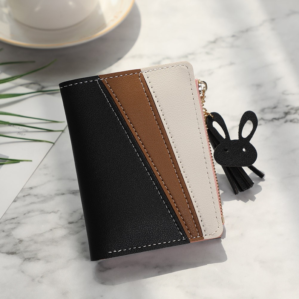 Women's PU Leather Wallet, Wallet, Card Holder, Necklace, Wallet, Card, Money Bag