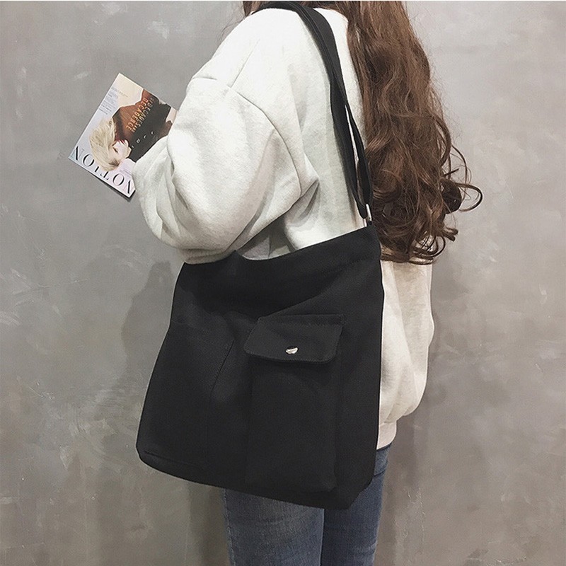 Women's Shopper Bag Simple Fashion Zipper Shoulder Bags Students Waterproof Large Capacity Tote Bags Brand Crossbody Bag