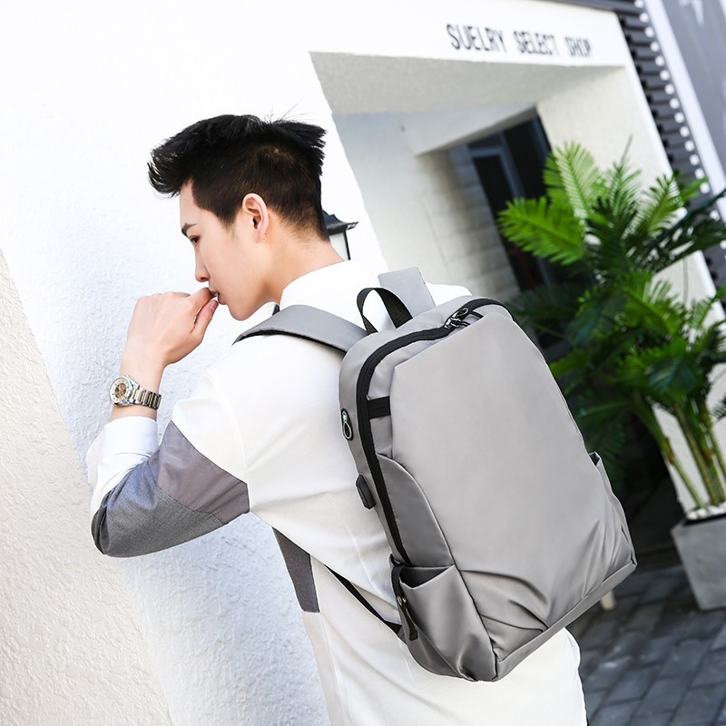 Waterproof Oxford Cloth Men Backpack Trendy Outdoor Business Backpacks Outdoor Travel Backpack Large Capacity Laptop Bags