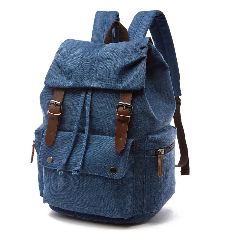 Men Women Canvas Laptop Backpack Teenage School Bag Anti-Theft Travel Bags For Women School Backpack