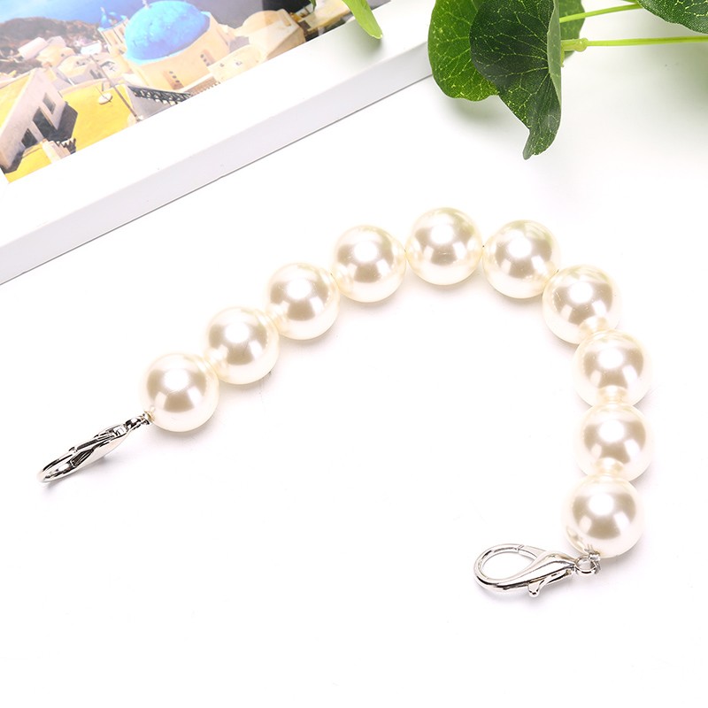 Pearl Strap for Bags Fashion Handbag Handles Chain Beaded DIY Handbag Straps Sacos De Ombro Accessories Sac Main Diy