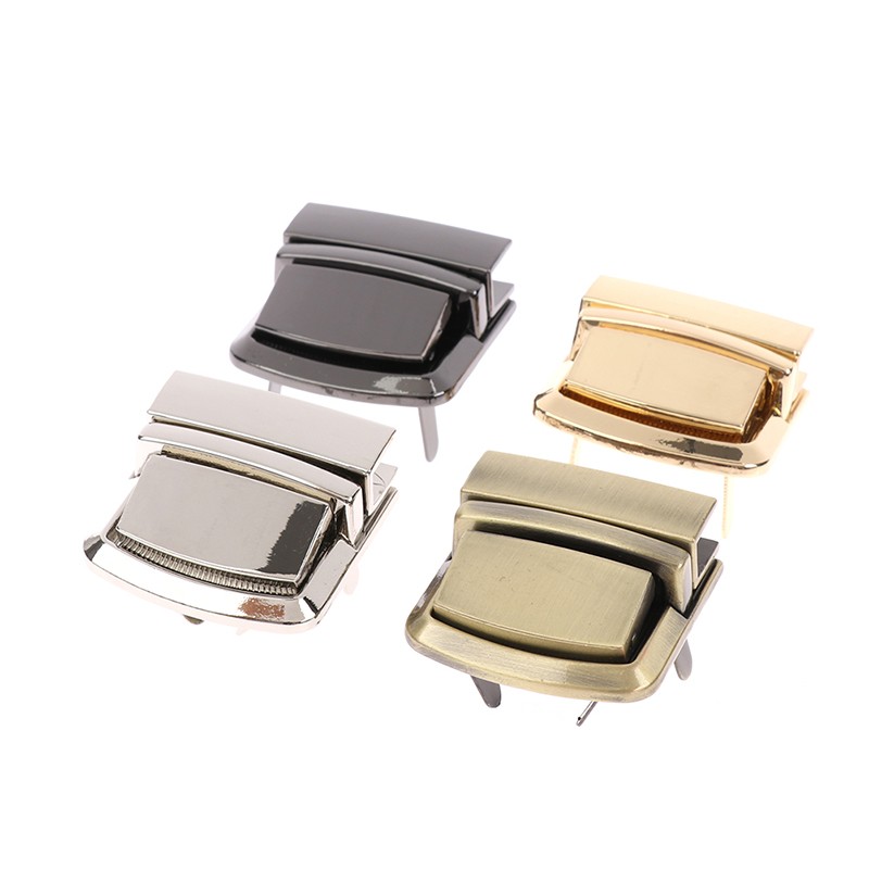 Metal Rectangle Lock Bag Bag Buckle Lock Handbag Shoulder Bags Purse Carrying