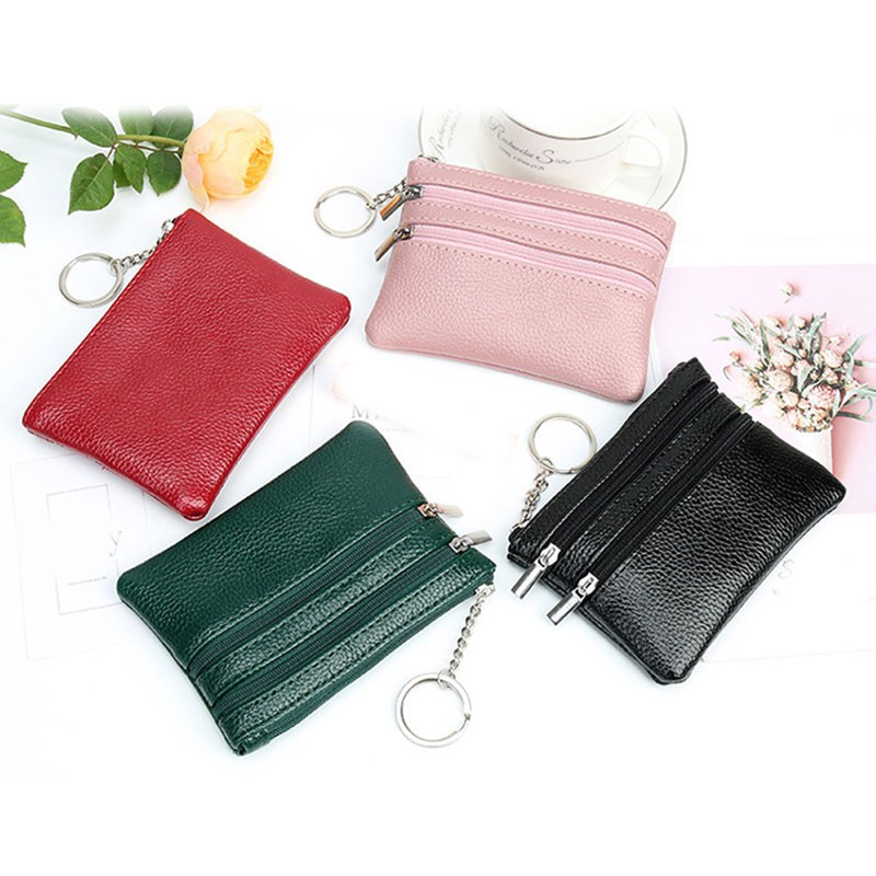 Fashion Leather Women Wallet Clutch Business Zipper Coin Purse Female Short Small Brand New Design Soft Small Card Cash Holder