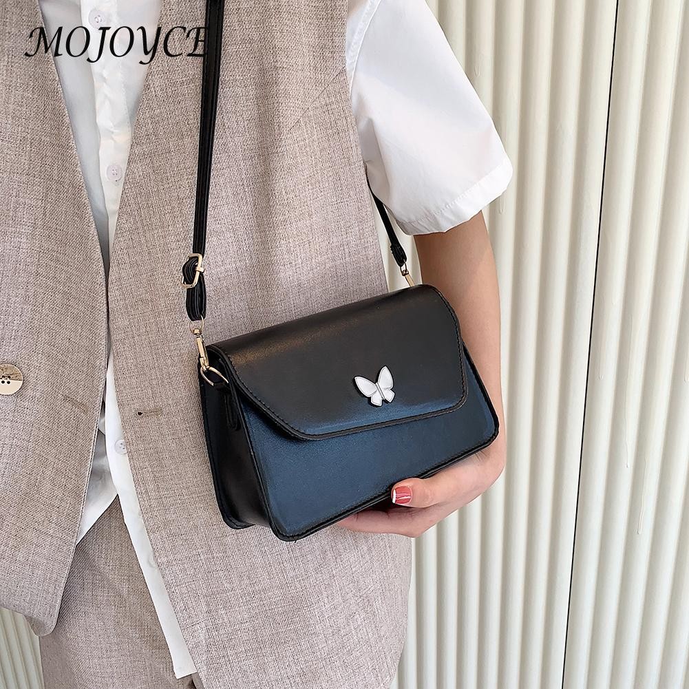 Women PU Leather Butterfly Messenger Bag Casual Lady Flap Crossbody Bags Vintage Ladies High Quality Shopping Bags For Girls Handbags