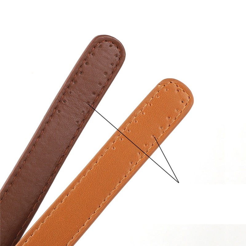 2pcs Purse Handles Straps PU Leather Replacement Bags Lady Shoulder Bag Strap DIY Accessories Making Supplies