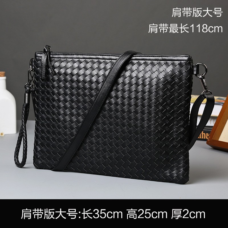 New hand-woven fashionable men's bag, bag, three sizes, simple and atmospheric, handy bag, men's bag