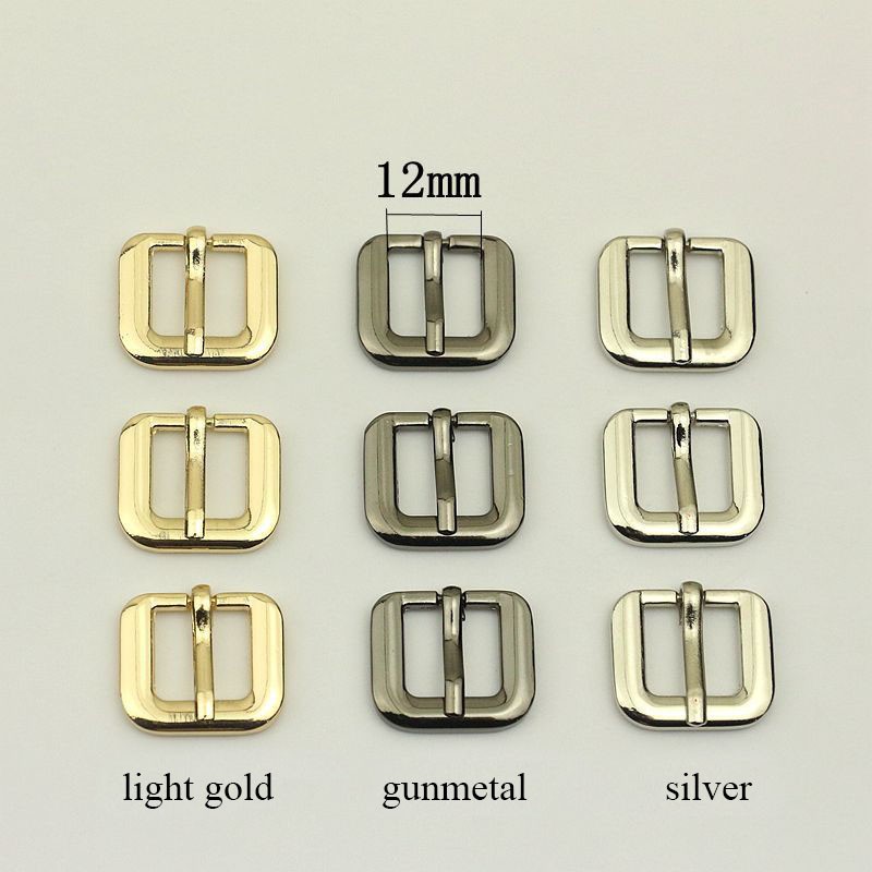 50pcs 12/16/19/25mm Metal Pin Bag Buckle Belt Adjustment Clasp DIY Luggage Strap Pin Hook Shoes Belt Buckles Accessory