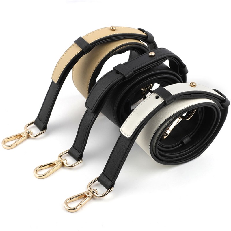 Adjustable PU Leather Handbag Shoulder Strap Shoulder Strap DIY Alternative Metal Swivel Hooks Bag Accessories