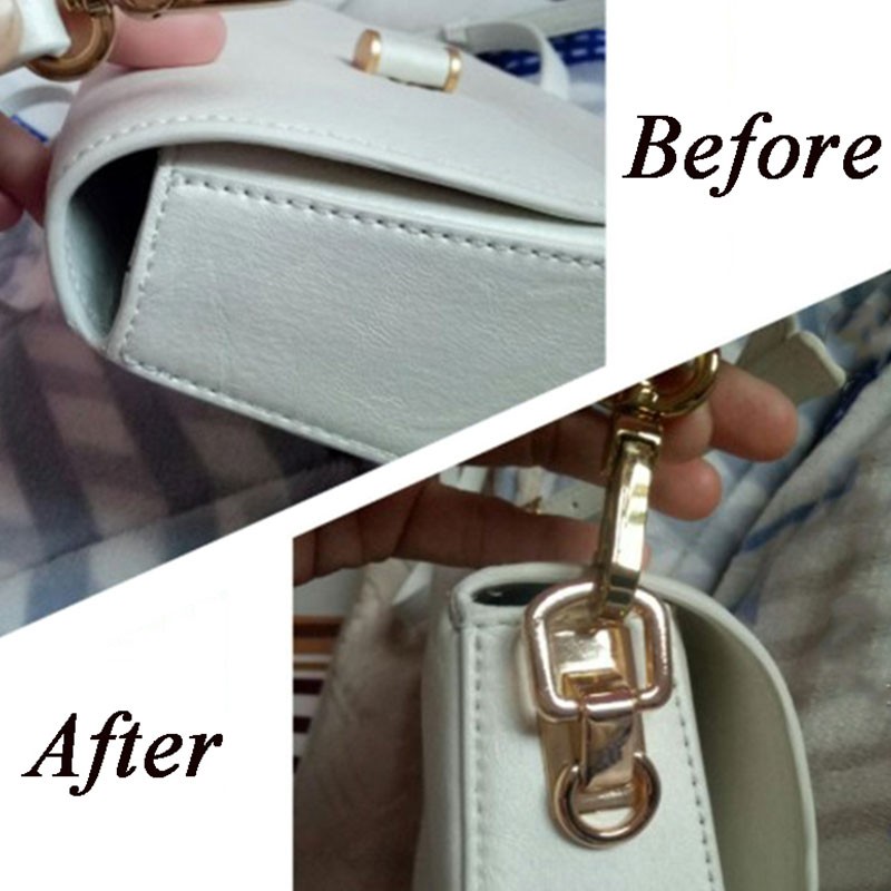 2pcs Metal Bag Buckle Studs Button Handbag Hanger Strap DIY Handmade Leather Craft Luggage Bag Purse Hook Hardware Accessories