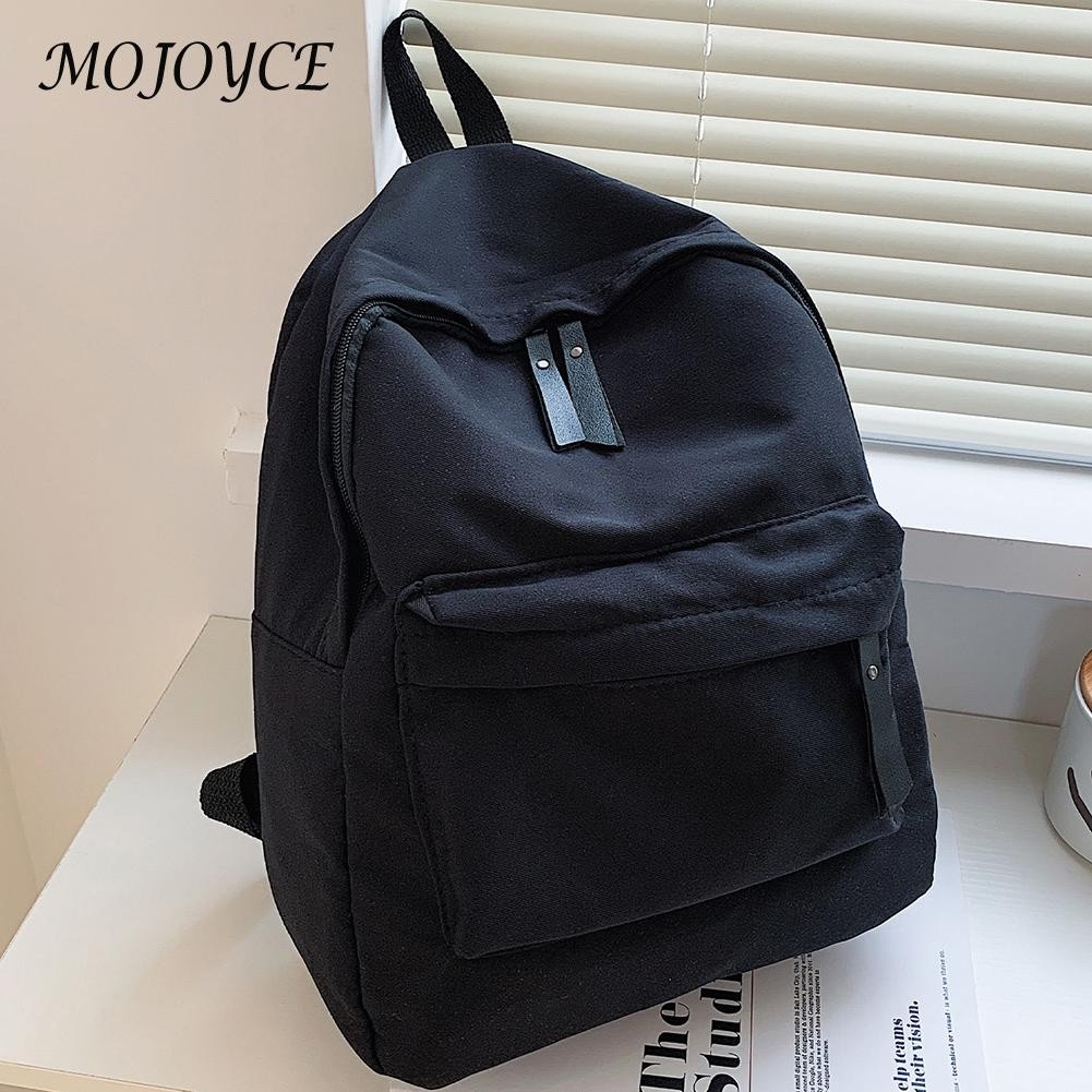 Portable Canvas Color College Bag School Bag For Teenage Girls Travel Camping Outdoor Bags