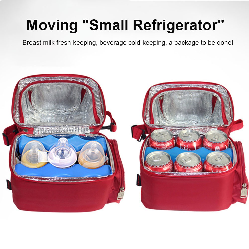 Beverage Storage Insulated Picnic Heating Food Office Multifunction Lunch Bag Container Travel Kitchen USB Charging Waterproof