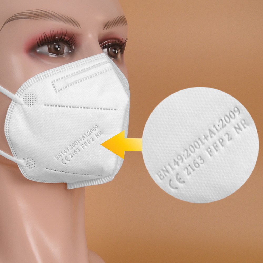 6 Layers Respirator Mask CE FFP2 Mascarillas Mask Protection Face Masks Adult Filter Face Maske Filtration fpp2 Mouth Maske Gray