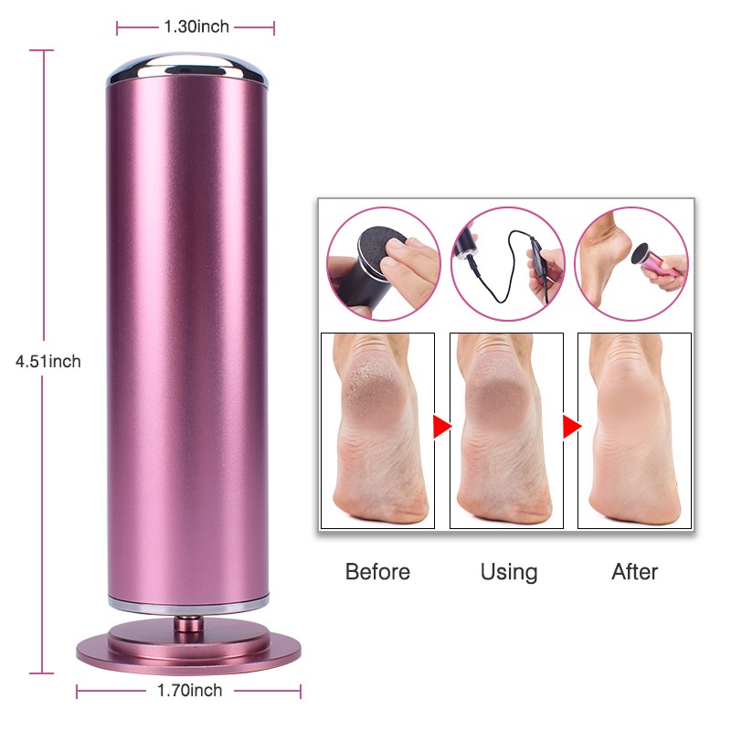 Electric Pedicure Tools Foot Care File Leg Heels Remove Dead Skin Callus Remover Feet Care Clean Machine And Emery Replacement