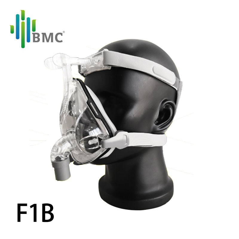 BMC FM1/FM2/F1A/F1B/F4 Full Face Snoring Mask Apply to CPAP BiPAP Medical Material Size S/M/L with Headwear Free Shipping