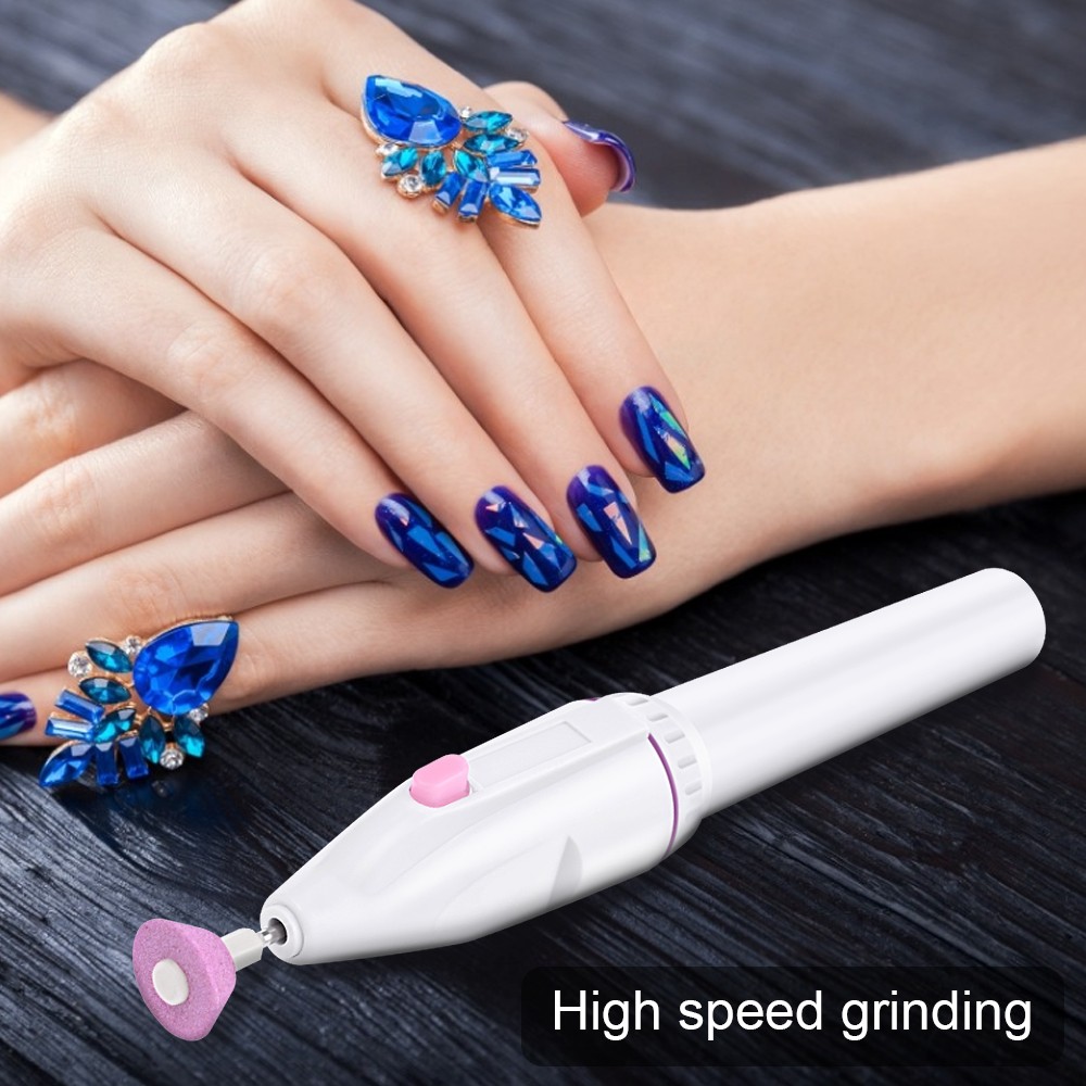 Electric Nail Drill Kit Portable Manicure Pedicure Nail File 5In1 Toenail Grinder Kit Toe Nail Polish Grinding Shape Tool