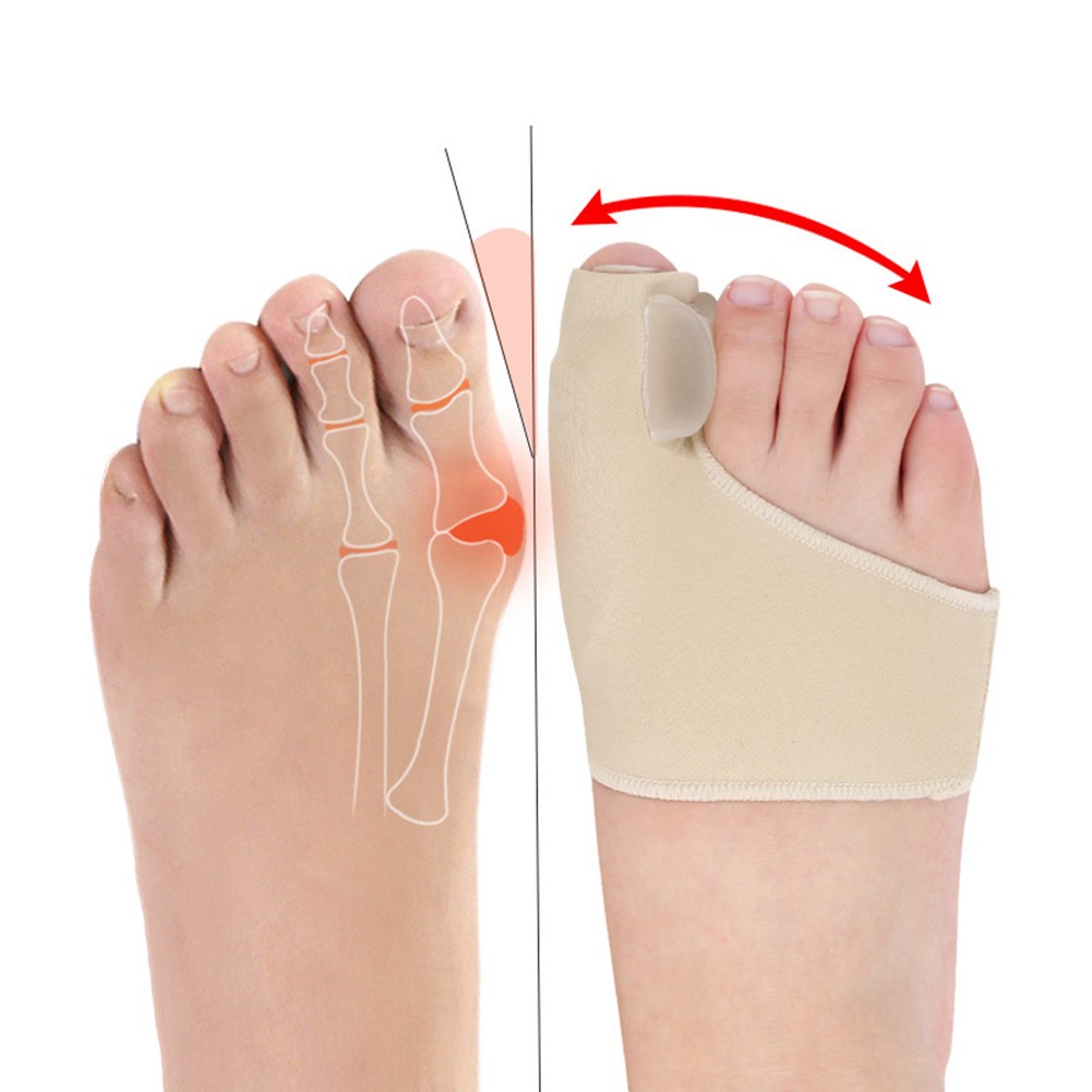Large Toe Separator Straightener Elastic Pad Hallux Hallux Valgus Corrector Orthopedic Foot Protector Nursing Tool Supplies