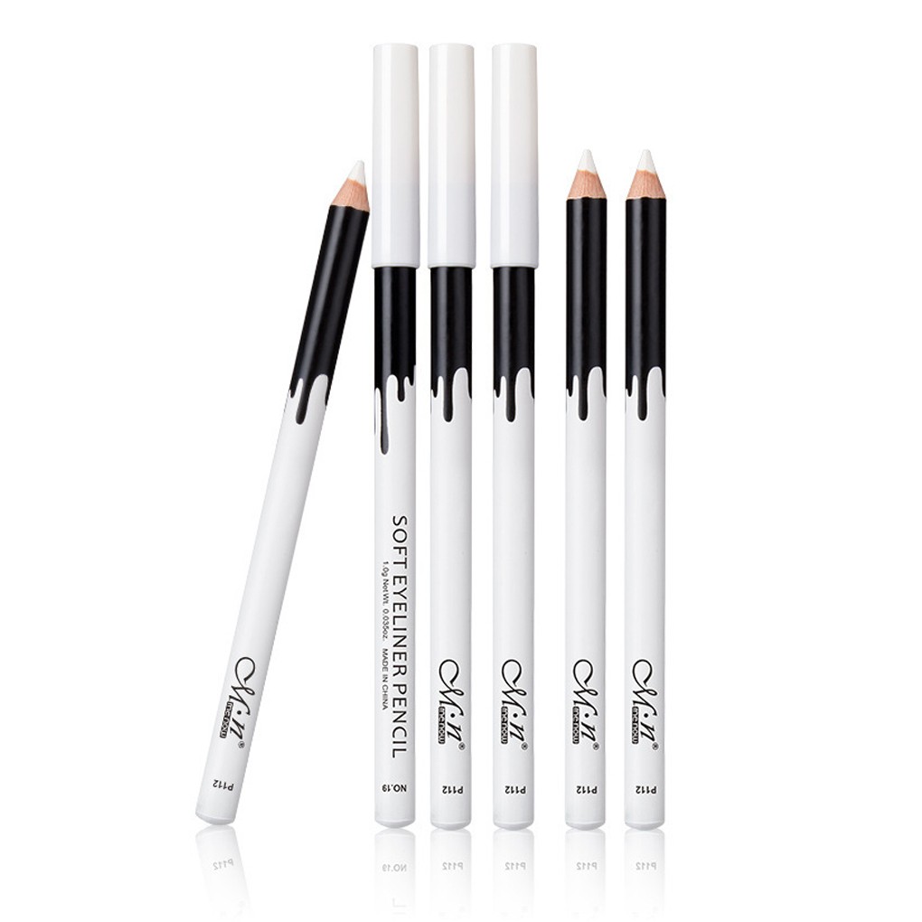 Eyeliner Pencil Makeup Women Long Lasting Waterproof Pigment Eye Liner White Eyeliner Pen Cosmetic 1-10pcs