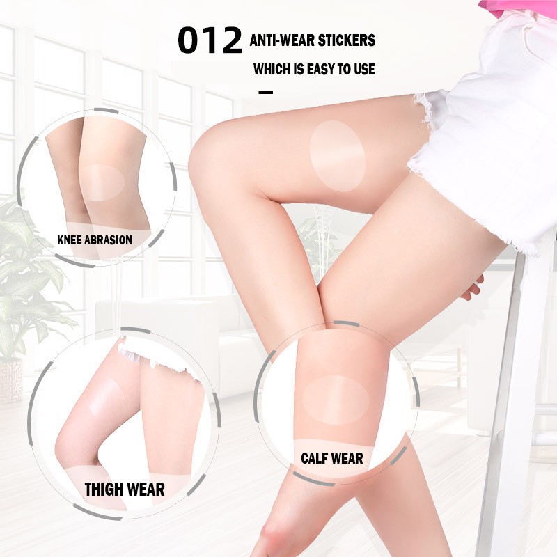 20pcs/bag Ultra-thin Invisible Thigh Patches Unisex Transparent Anti-friction Body Tape Pads for Outdoor