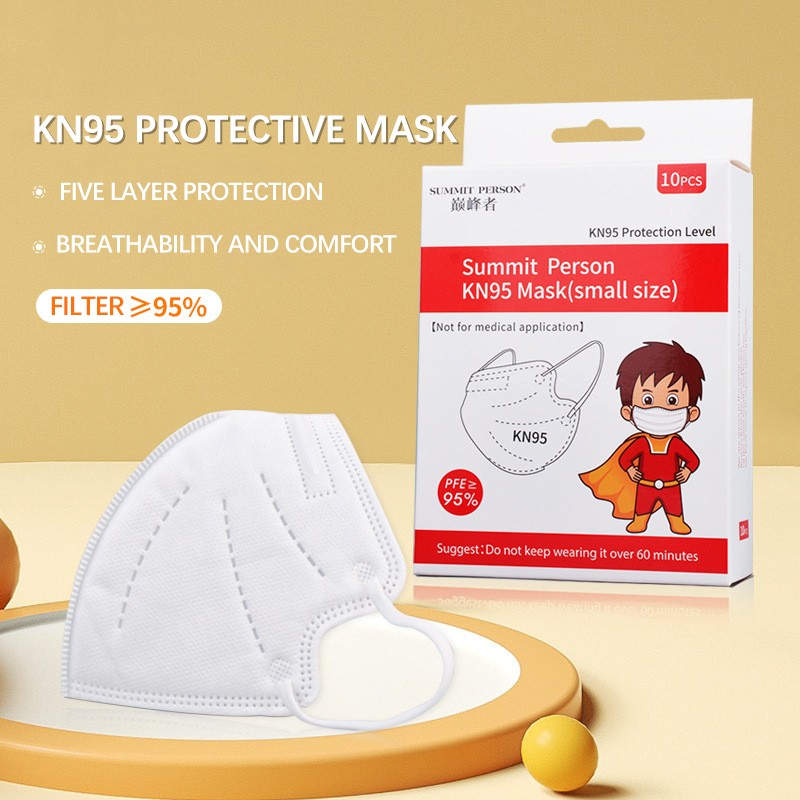 CE FFP2 Kids Face Mask KN95 Masks Dustproof 5 Layer Breathable FFP2 Mask Baby Boy Girls Protective Mask Kn95 Mascarillas