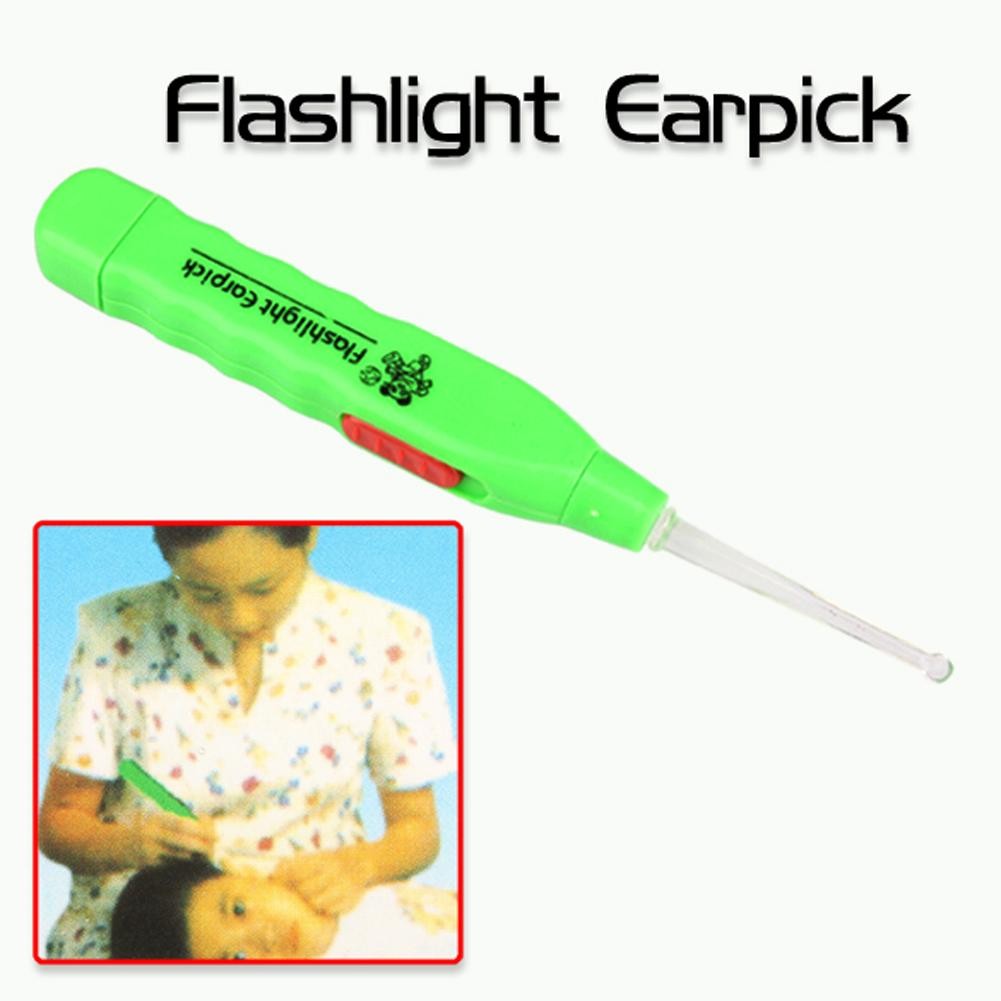 LED Flashlight Earpick Earwax Drill Cleaner Earwax Remover Luminous Ear Cleaning Tools for Baby Adult Safety Ear Care