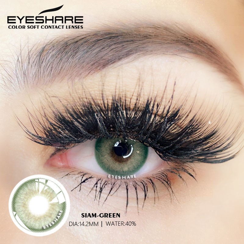 Ishihair 1 Pair Natural Color Contact Lenses For Eyes Siam Cosmetic Colored Eye Contact Lenses