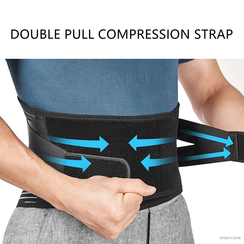 Double Pull Back Lumbar Support Belt Waist Corset Orthopedic Men Women Spine Compression Waist Trainer Brace Back Pain Relief