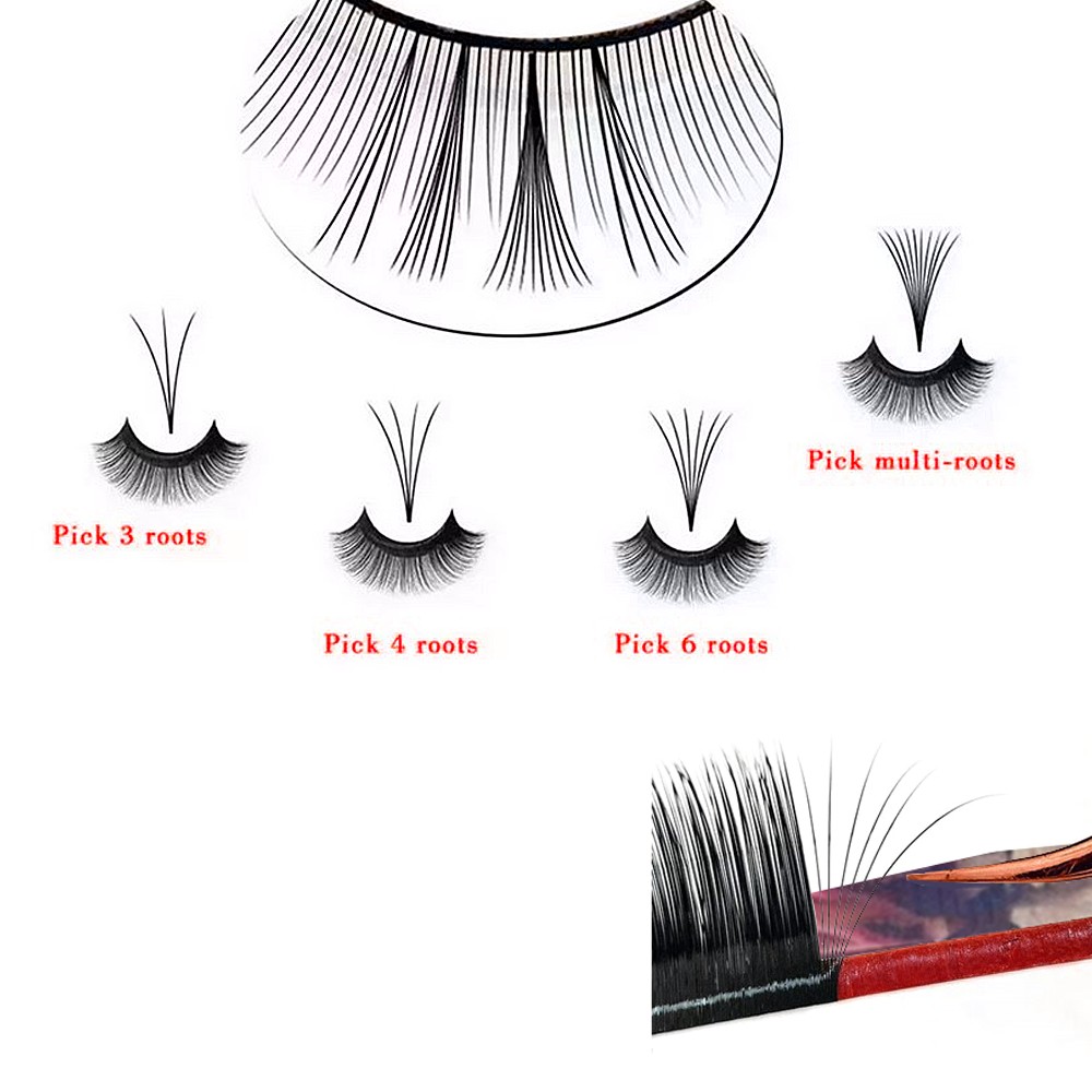 MASSCAKU Easy Fanning Eyelash Extension Self Delivery Auto Fans Fast Blossom Flowering Eyelash Extension Camellia Lashes Fans