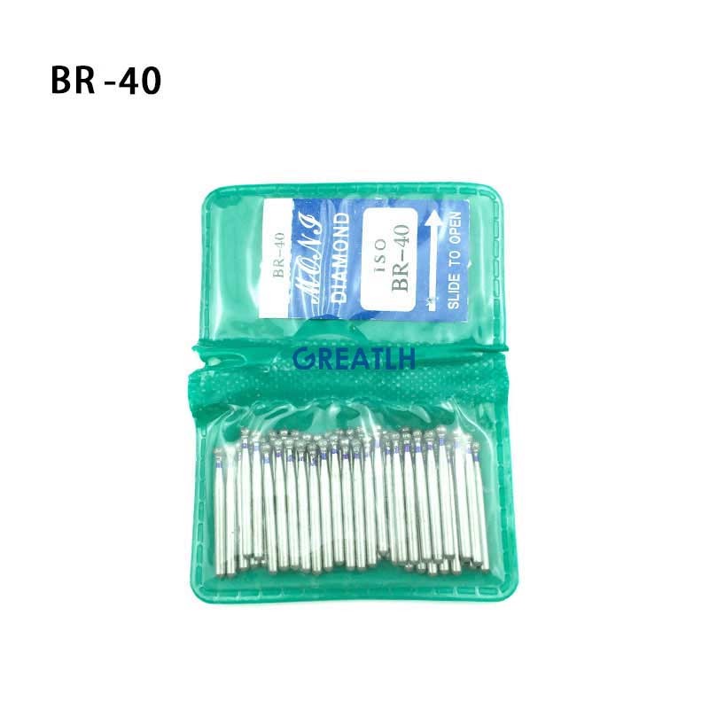 FG Diamond dental burs, high speed, for polishing and smoothing teeth